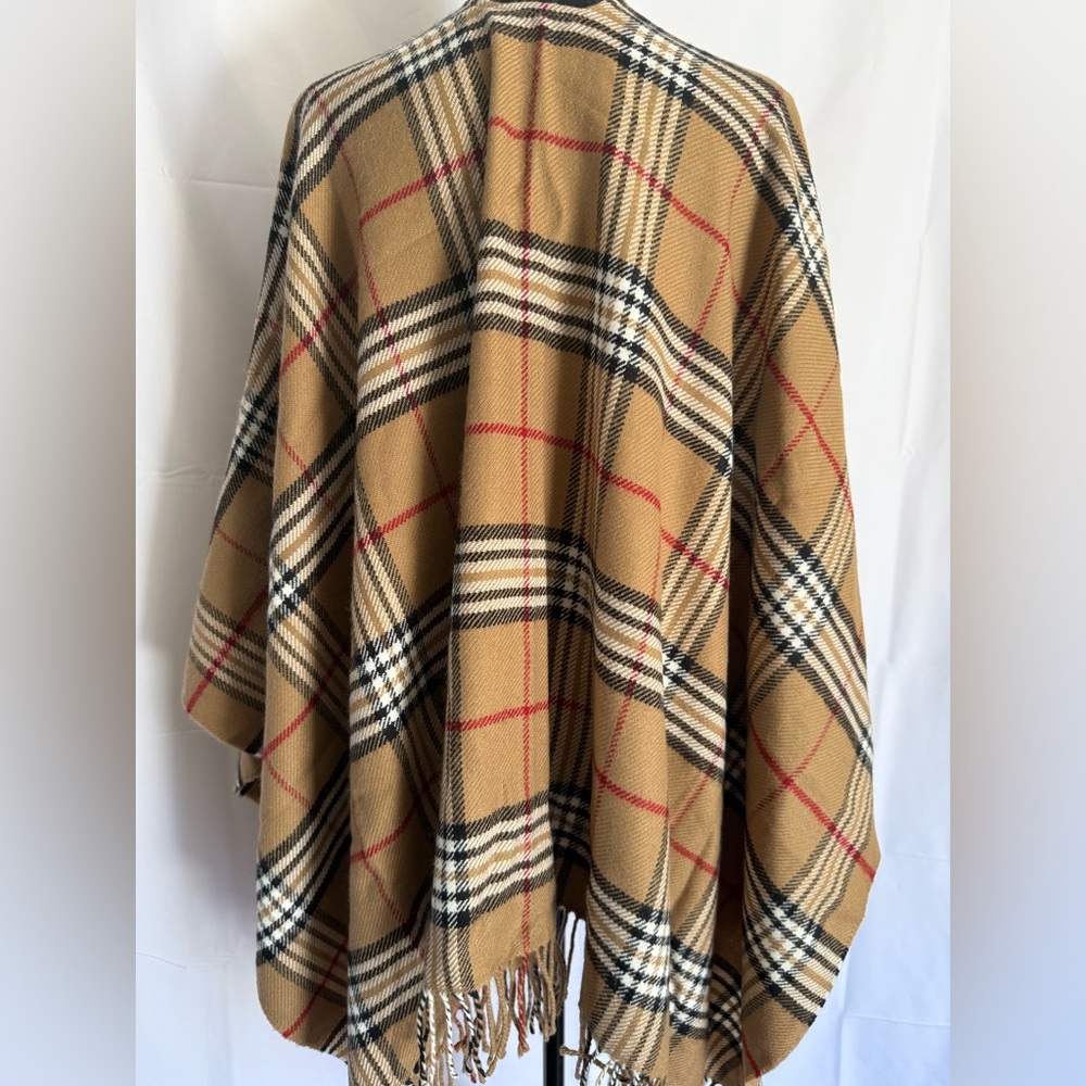 Plaid Patterned Shawl